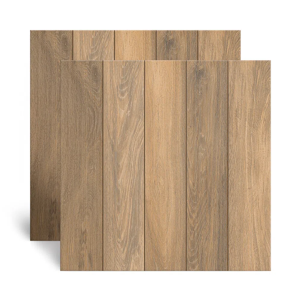 Piso Cerâmico Madeira Antiderrapante HD Olimpo Marrom Tipo A 54x54 - 56343 - Arielle
