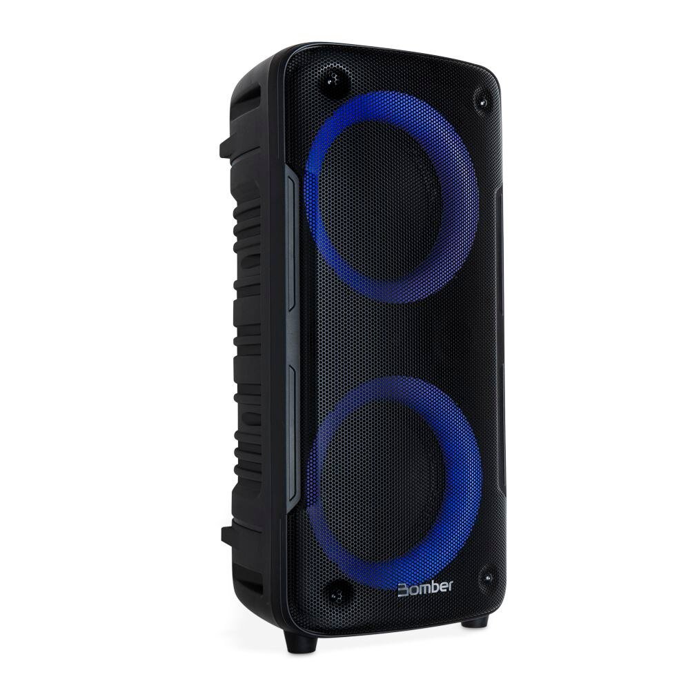 Caixa de Som Bomber Beatbox 400 12W RMS LED Bluetooth P2 USB Bivolt Preta